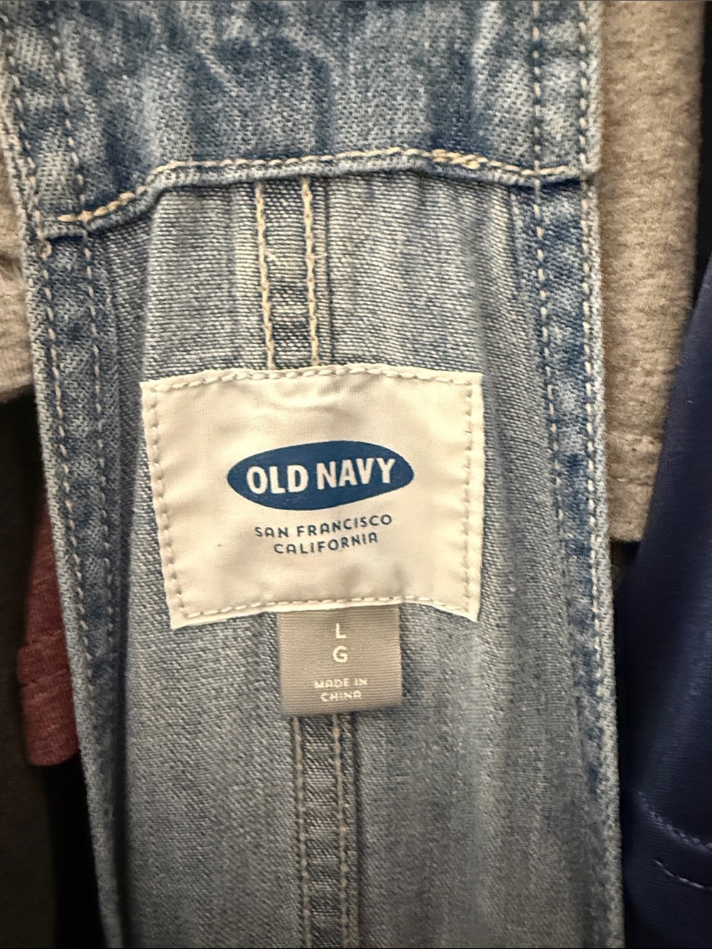 Old Navy Light Blue Denim Short Overalls - Picture 2 of 3